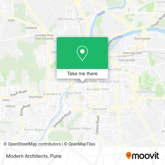 Modern Architects map