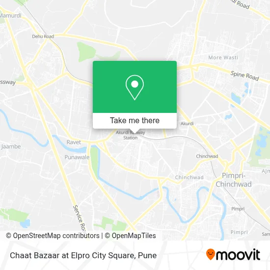 Chaat Bazaar at Elpro City Square map