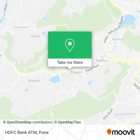 HDFC Bank Atm map