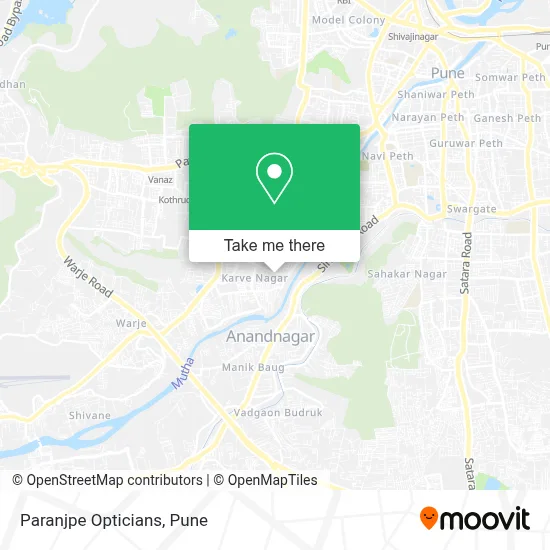Paranjpe Opticians map