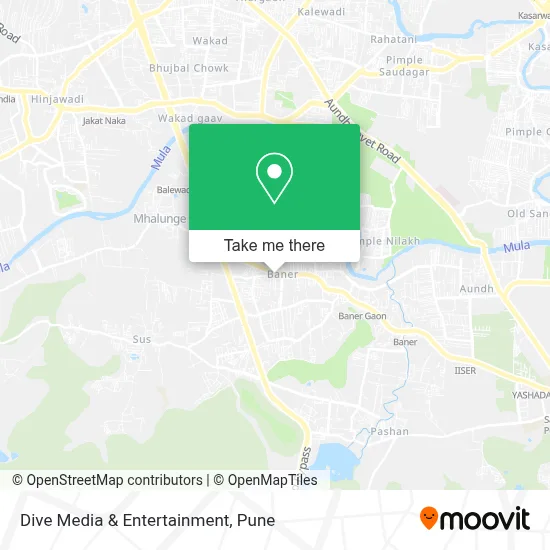 Dive Media & Entertainment map