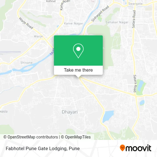 Fabhotel Pune Gate Lodging map