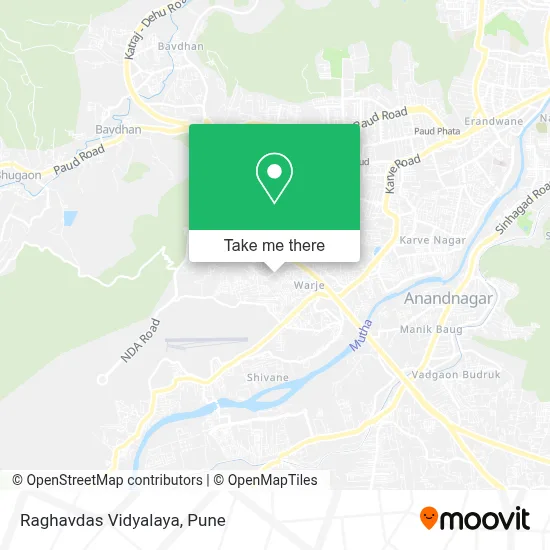 Raghavdas Vidyalaya map