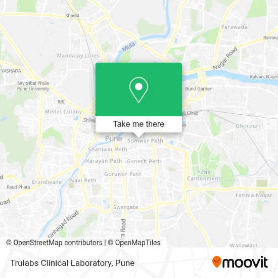 Trulabs Clinical Laboratory map