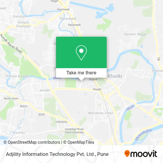 Adjility Information Technology Pvt. Ltd. map