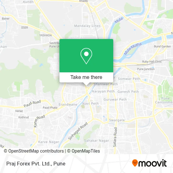 Praj Forex Pvt. Ltd. map