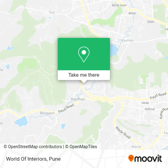 World Of Interiors map
