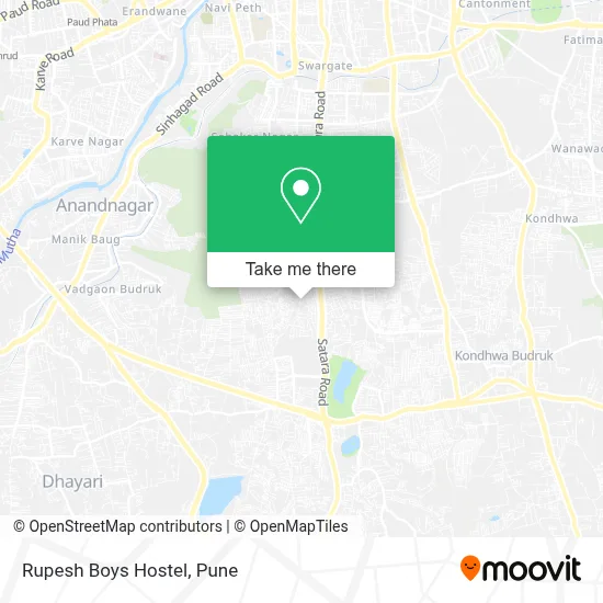 Rupesh Boys Hostel map