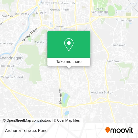 Archana Terrace map