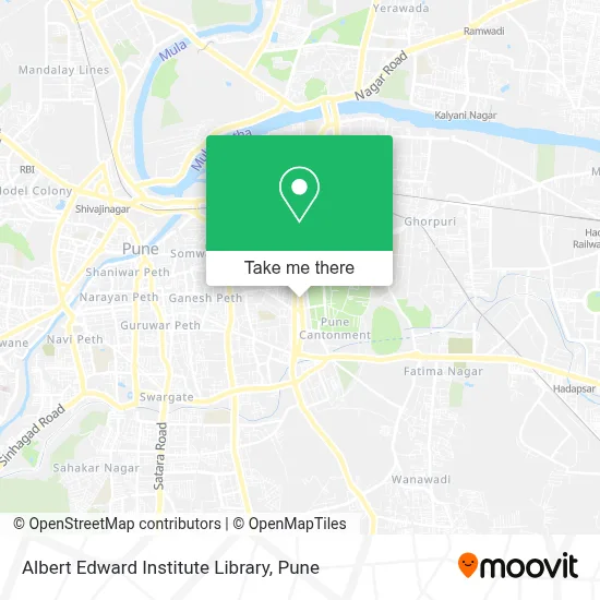 Albert Edward Institute Library map