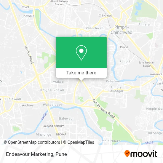 Endeavour Marketing map