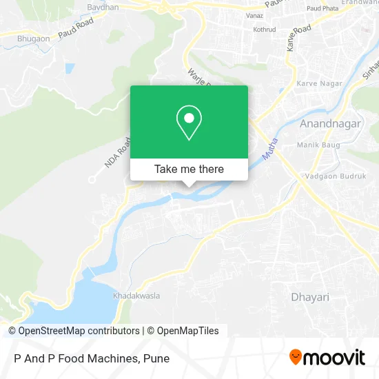 P And P Food Machines map