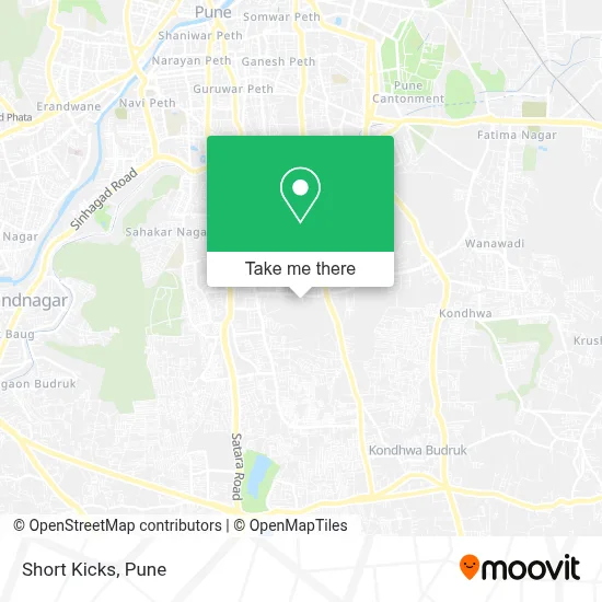 Short Kicks map