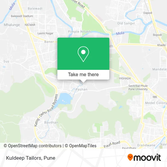 Kuldeep Tailors map