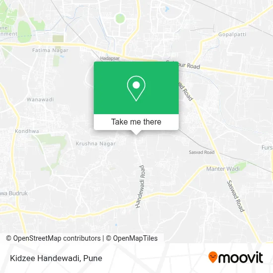 Kidzee Handewadi map