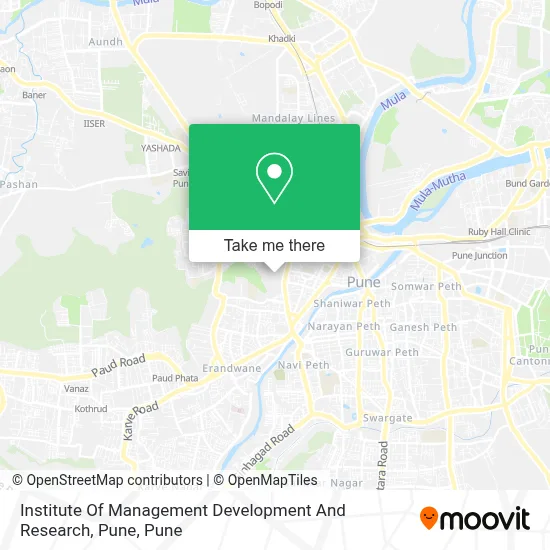 Institute Of Management Development And Research, Pune map