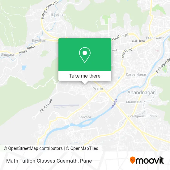 Math Tuition Classes Cuemath map