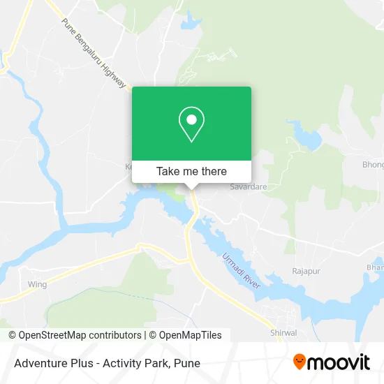 Adventure Plus - Activity Park map