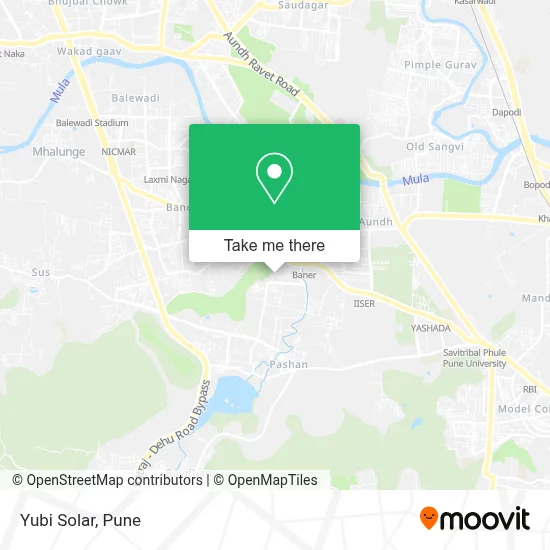Yubi Solar map