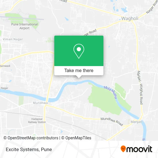Excite Systems map