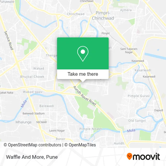 Waffle And More map
