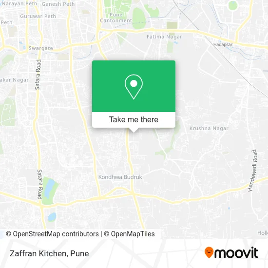 Zaffran Kitchen map