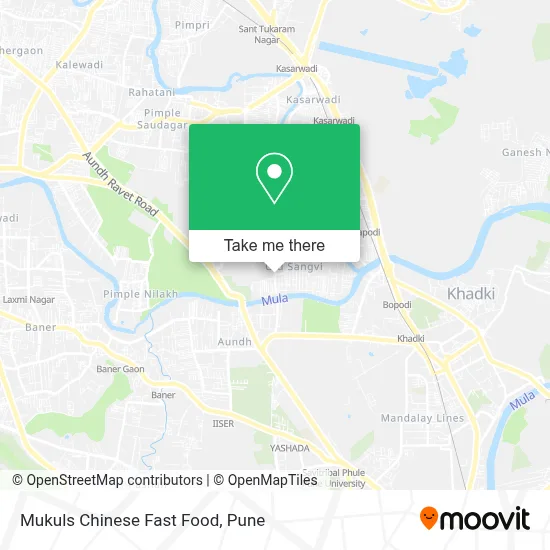 Mukuls Chinese Fast Food map