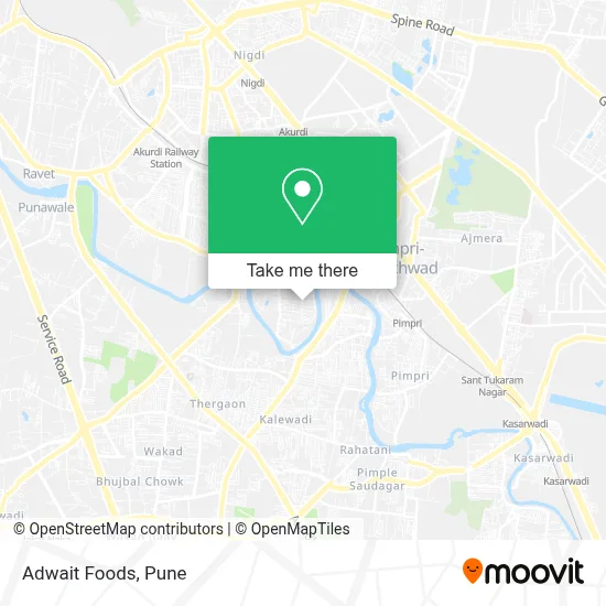 Adwait Foods map