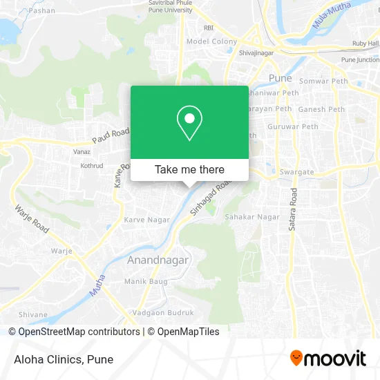 Aloha Clinics map