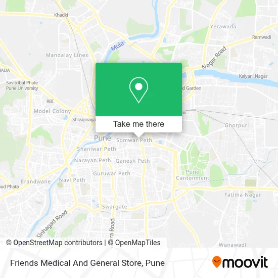 Friends Medical And General Store map