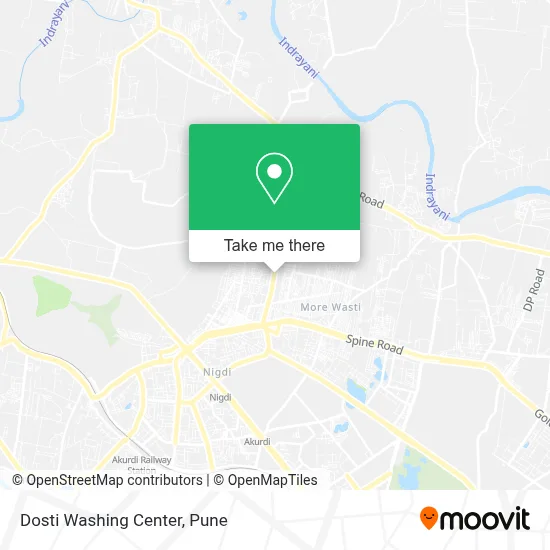 Dosti Washing Center map