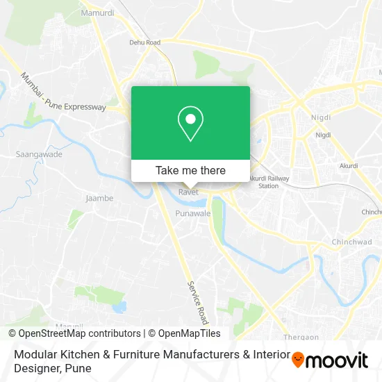 Modular Kitchen & Furniture Manufacturers & Interior Designer map