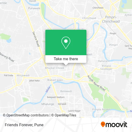 Friends Forever map
