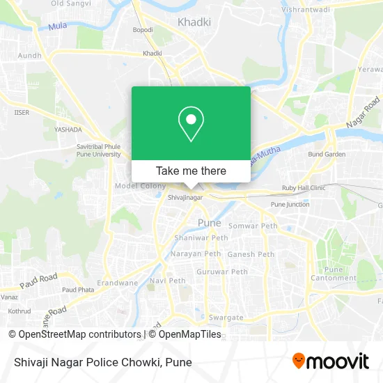 Shivaji Nagar Police Chowki map