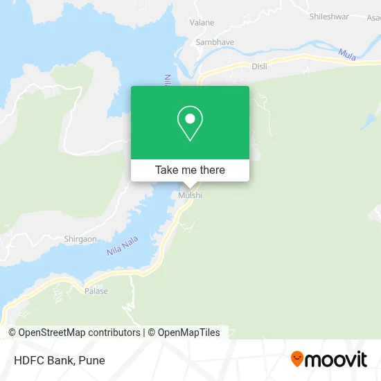 HDFC Bank map