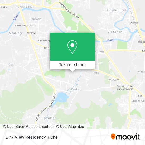 Link View Residency map