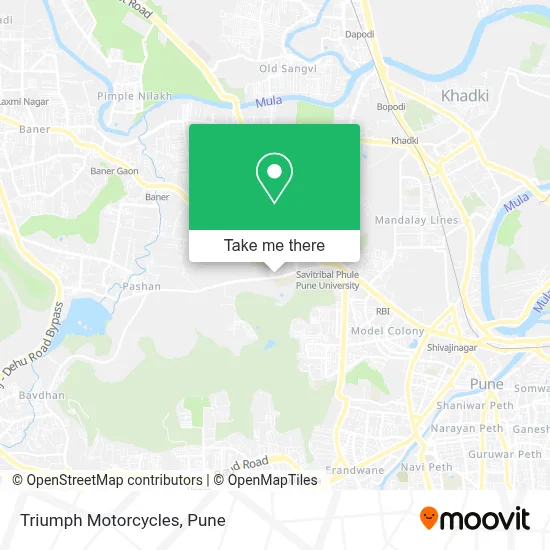 Triumph Motorcycles map