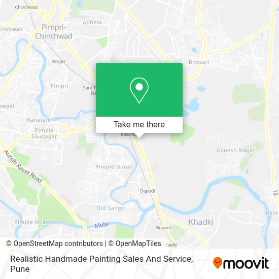 Realistic Handmade Painting Sales And Service map