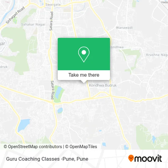 Guru Coaching Classes -Pune map