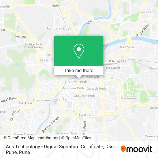 Acs Technology - Digital Signature Certificate, Dsc Pune map
