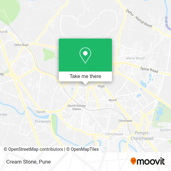 Cream Stone map