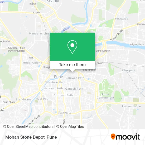 Mohan Stone Depot map
