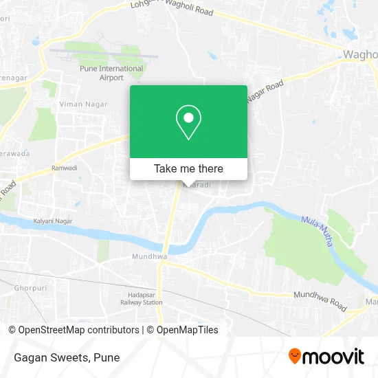 Gagan Sweets map