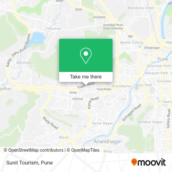 Sunil Tourism map