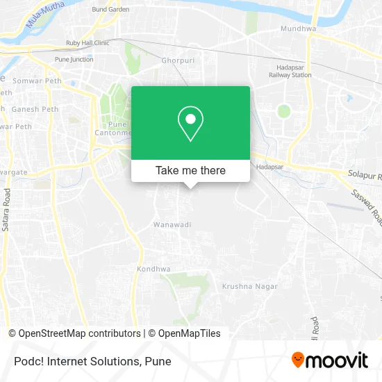 Podc! Internet Solutions map