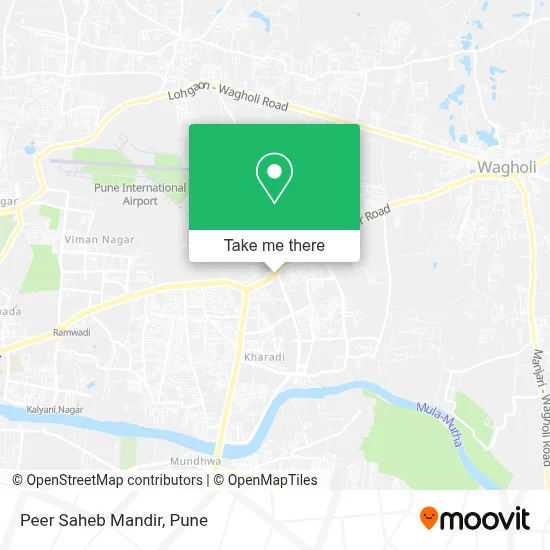 Peer Saheb Mandir map