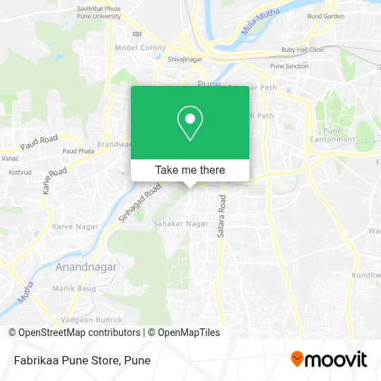 Fabrikaa Pune Store map
