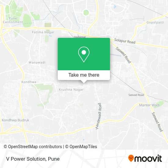 V Power Solution map