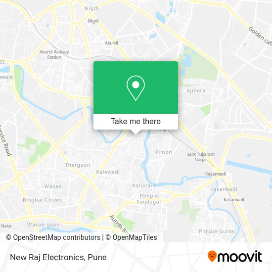 New Raj Electronics map