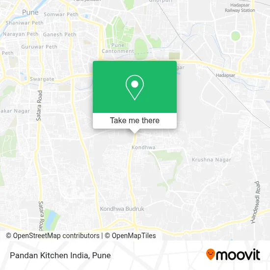 Pandan Kitchen India map